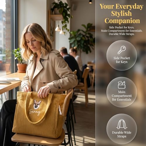 Bolsa Tote Personalizada con Bordado de Mascota miniatura 7