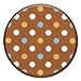 Kenko 856697 Lens Cap, Flip Cap, Dress Up Panel, 49mm, Dot (Mocha)
