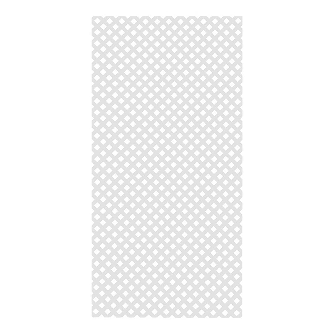 Pack Instalación Vertical 2 Celosías PVC 18 Mm Blanco con Perfiles Y Unión 1x2 M