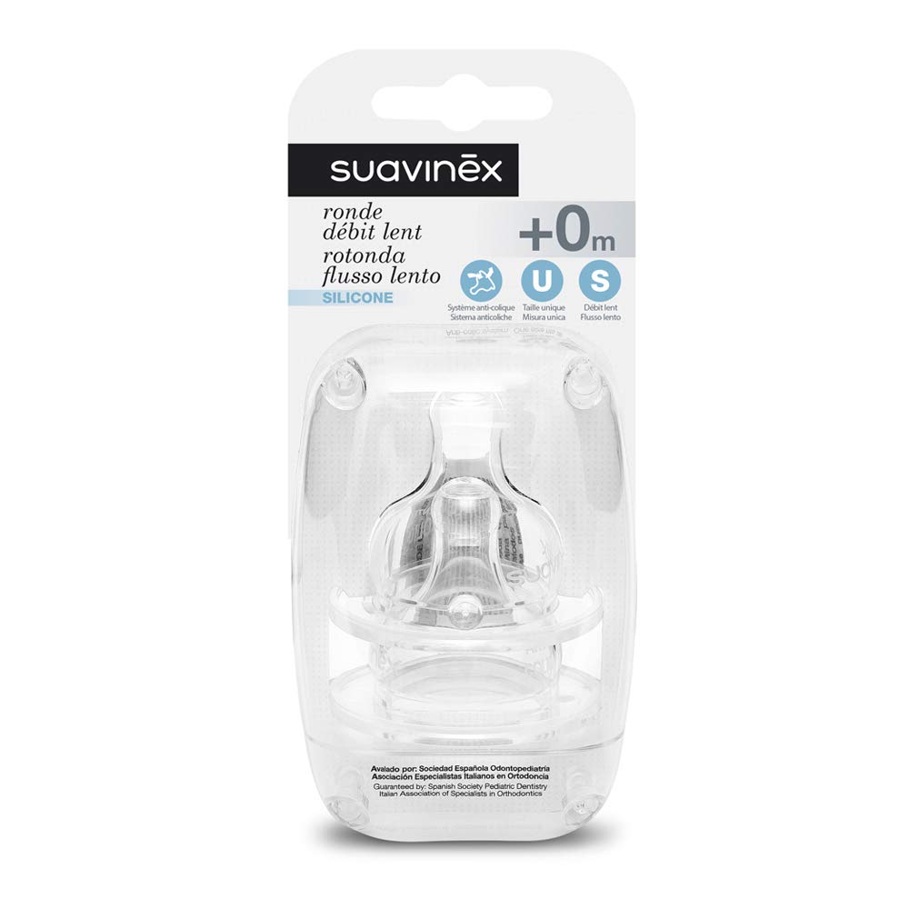 Suavinex 8426420028592 Tettarella In Silicone Flusso Lento-image