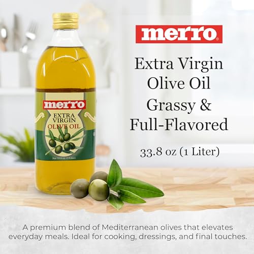 Merro Aceite de oliva extra virgen 1 Litro botella miniatura 3
