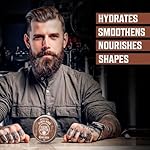 Viking Revolution Sandalwood Beard Balm for Men (2oz) and Sandalwood Beard Oil (1 fl oz) Bundle - With Argan and Jojoba Oils - Soften and Moisturize your Beard - Stocking Stuffers for Men - Image 3
