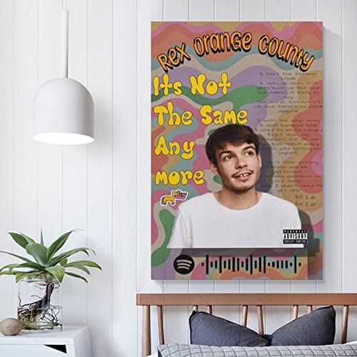 Poster Rex Orange County toile résoud mur vide chambre bureau 60x90