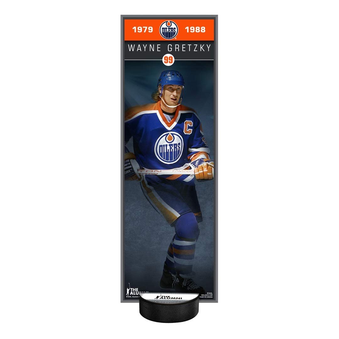 Inglasco Wayne Gretzky Edmonton Oilers NHL Alumni Deco Plaque & Holder