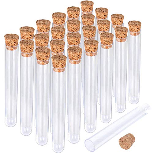 Leadigol Lot de 20 tubes de rangement pour cadeaux de mariage, Halloween, expériences...