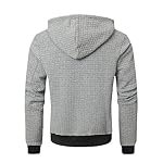 Mens Lightweight Hoodie Full Zip Sweatshirt Casual Jacket Coat - Image 4