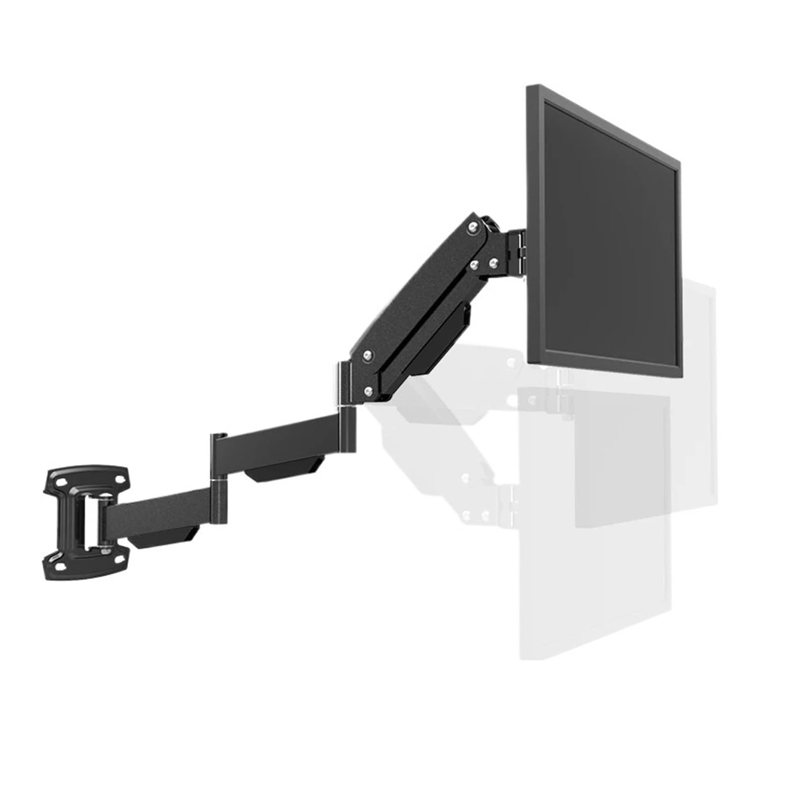 Support de moniteur mural à bras articulé pour écran LCD de 17 à 27 pouces et charge 9kg LG312