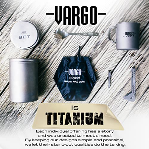 Vargo Titanium BOT Series | BOT-HD Bottle Pot – 1 Liter (34 oz.) Ultralight Water Bottle Cooking Pot Weighs 153 grams (5.4 oz.) | Backpacking Camping - Image 7
