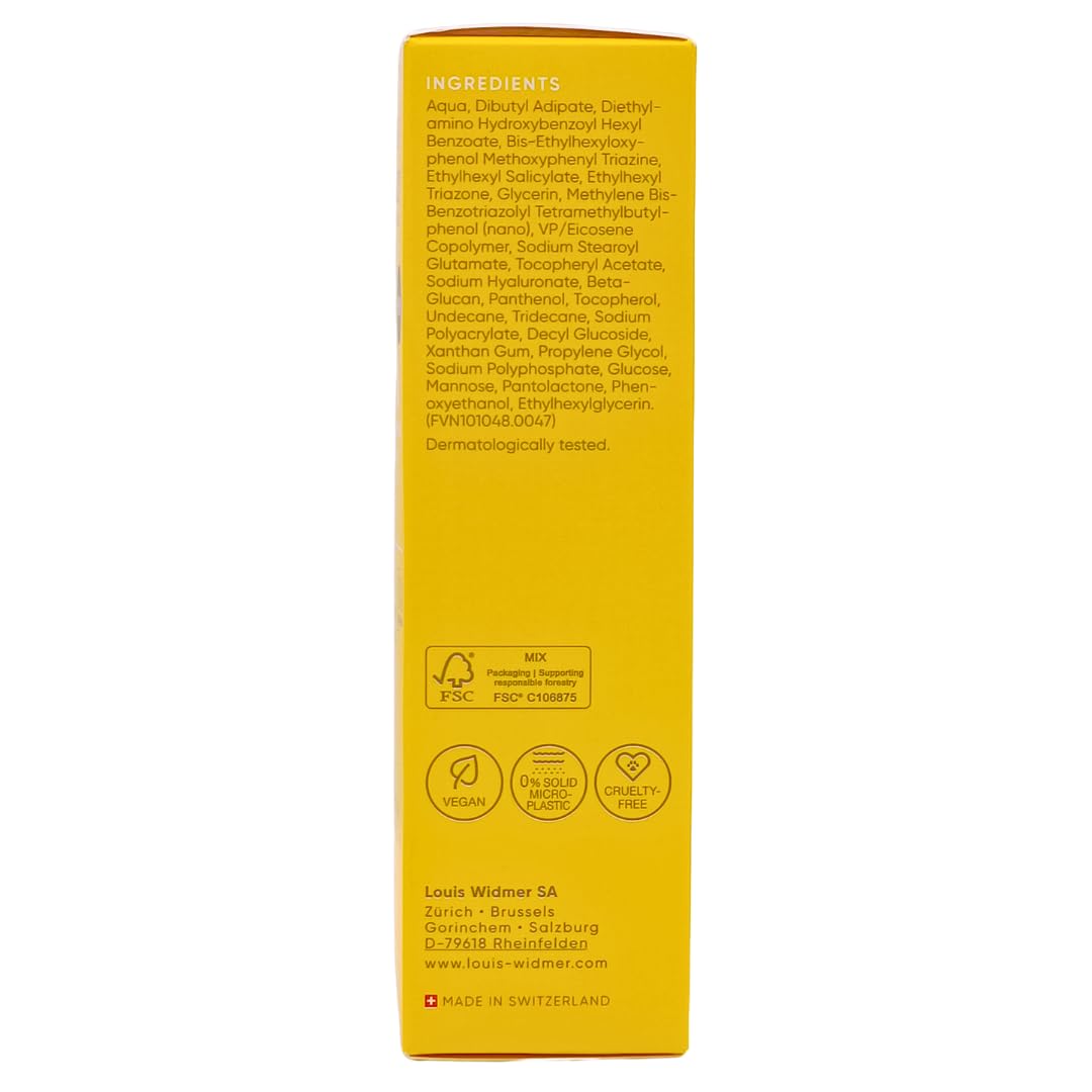 Louis Widmer Sun Gel 50, 2x 100 ml I leichte, fettfreie Gel-Creme I wasserfest I für überempfindliche, zu Sonnenallergie neigende Haut I hoher UV-Schutz I Spar-Set plus Pharma Perle give-away