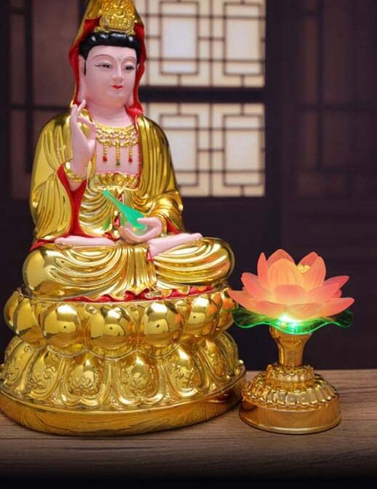 ♛°人気の蓮シングル仏花♤° ボリューミーなコンパクトサイズ ♬ 花器付き♪ Amazon｜山久 造花 仏花 ハスの花束一対 ピンク 約50cm シルク