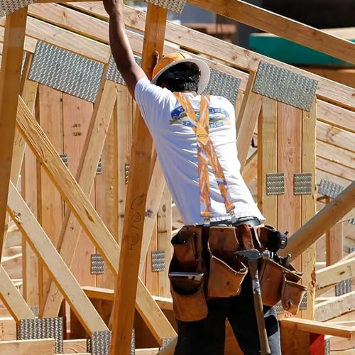 Image of MELOTOUGH Carpenter Men's Suspenders w /Clip for Jeans Heavy Duty suspenders for men Big and Tall Work suspenders