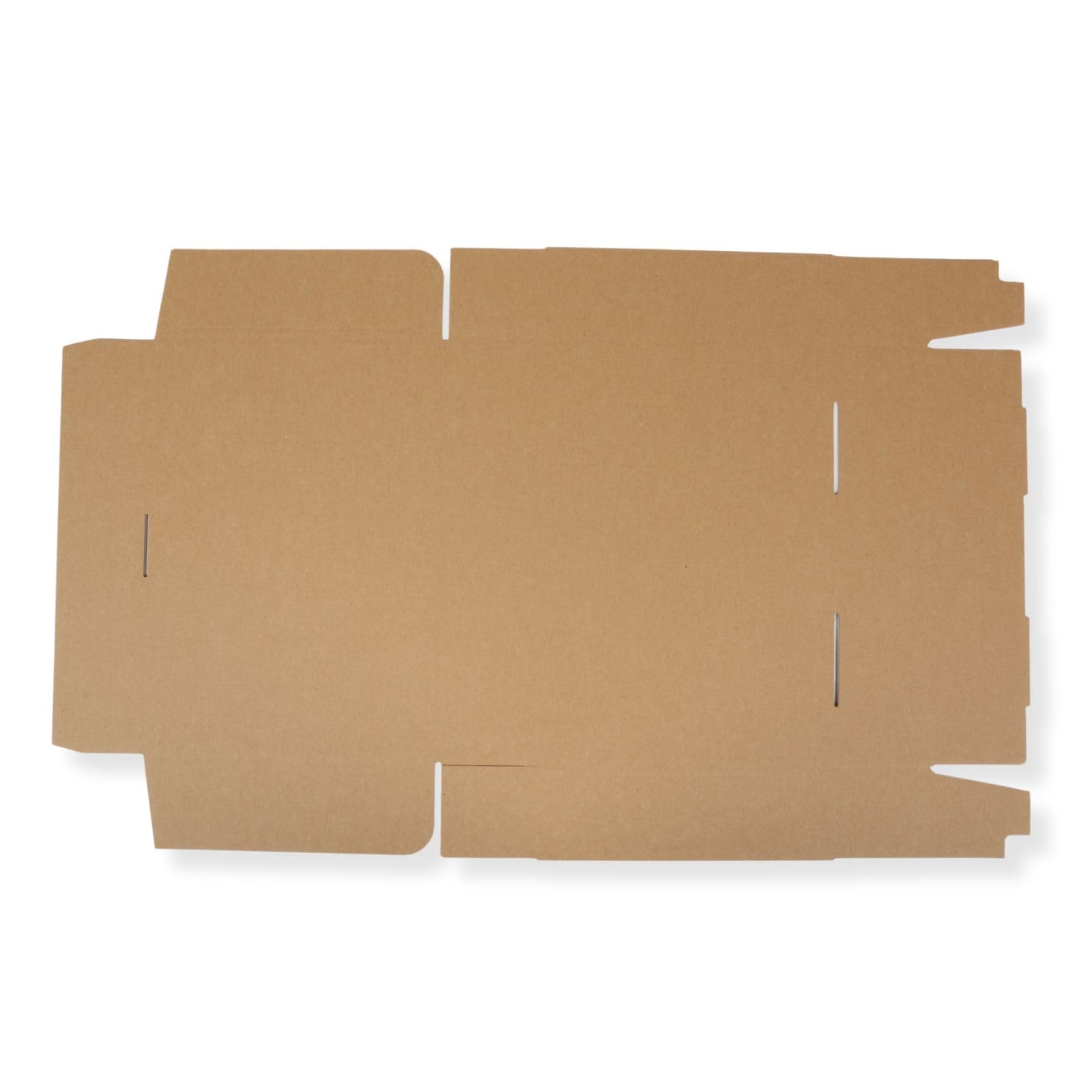 Karton 350 x 250 x 80 mm mit Seitenverschluss (200 Stück), DHL Kleinpaket, Versandkarton, Faltkarton, Schachtel, braun