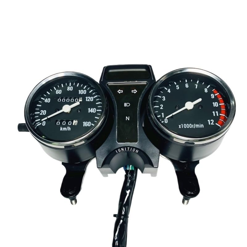 Indicatore tragitto moto Per accessori per motociclette, per GN250 tachimetro, contachilometri, misuratore meccanico, gruppo strumenti di visualizzazione del segnale