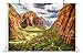 Loccor 7x5ft Fabric Desert Mountain Backdrop Mountain Backdrop Colorful Landscape of Zion National Park Canyon Sandstone Background for Wild Western Party Decorations Boys Cowboys Photo Studio Props