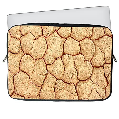 Image of Theskinmantra Gold Bricks Chain top Laptop Sleeve for Screen Size 15.6 inches Laptop /Notebook 15.6 / MacBook 15.4 / Chrombook 15.6.