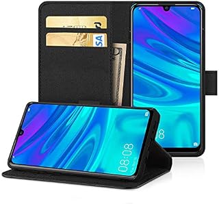 DN-Alive Case For Huawei P Smart 2019 Case/Honor 10 Lite Case, [Flip Case] [Wallet Case] [PU Leather] Book Stand Cover Phone Case For Huawei P Smart 2019 Phone Case, Honor 10 Lite Phone Case (Black)