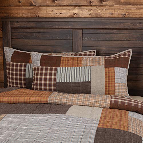 VHC Brands Rustic & Lodge Farmhouse Rory Grey Bedding Accessory,
