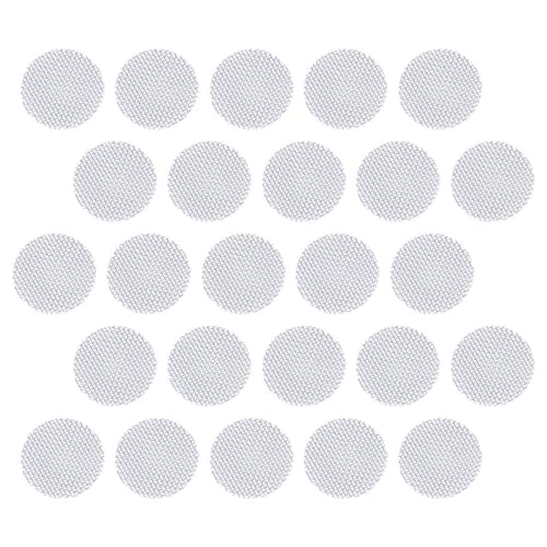 Toddmomy Malla para Macetas De Bonsái Almohadilla para Drenaje De 25 Piezas Red De Acero Inoxidable para Orificios De Macetas Protección Antidesbordamiento