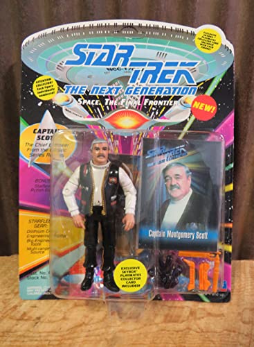 Captain Montgomery Scott Action Figure As Seen in the Star Trek: Next Gext Generation Episode 