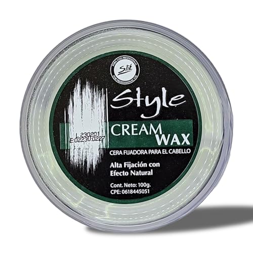 SLIK Cream Wax Strong Hold Hair Styling Wax 140g / 5oz - Flexible, Smooth Finish, Easy Wash Out - Perfect for Men, Women, Teens, and Kids