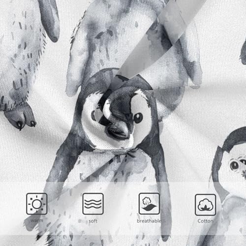 J JOYSAY Cute Penguins White Girls' Underwear Cotton Girls Underwear3