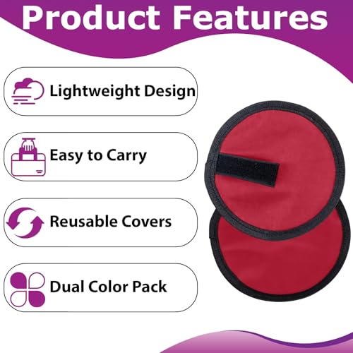 Bookiq 24 Pcs Fishing Lure Covers Protector Fundas para Anzuelos de Cañas de Pescar, 12 Rojo y Negro, 6 Pulgadas miniatura 5