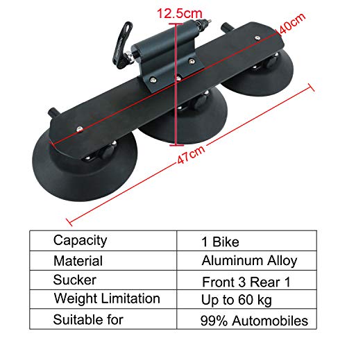 YaeGarden Suction Roof Rack Car Suction Roof Bike Suction Rack Vacuum Connection Cup Roof Cup
