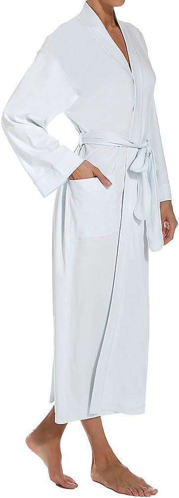 P-Jamas Women's 355660 Butterknits Long Wrap Robe
