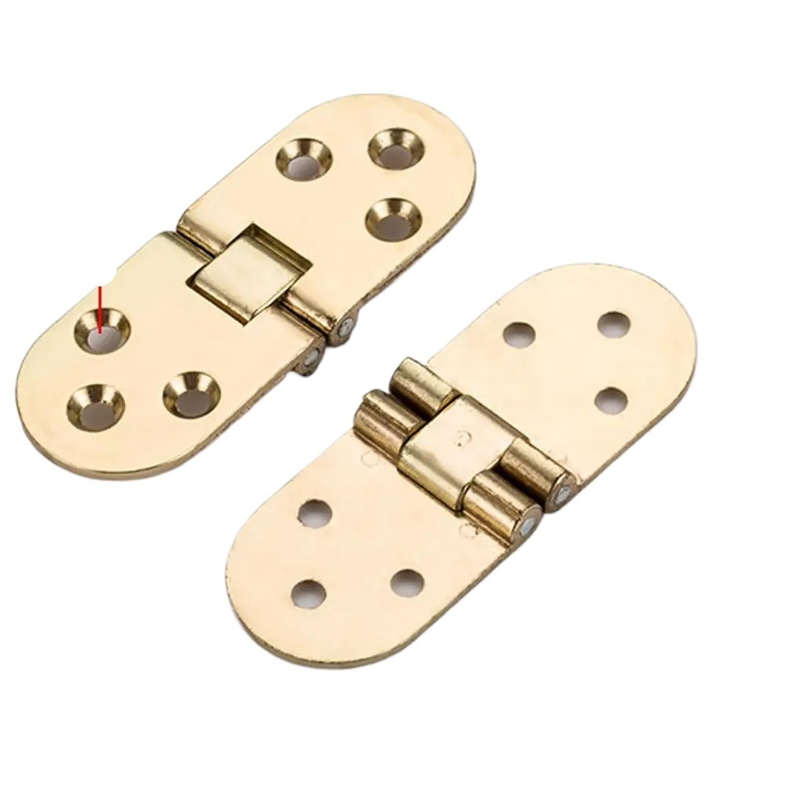 1Pcs Folding Hinges Cabinet Doors Hinge Zinc Alloy(Black)