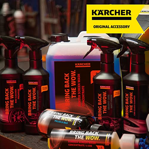Kärcher Teleskopstrahlrohr TLA 4 Reinigungsset für Fassaden und Glasflächen, passend für Kärcher Hochdruckreiniger & Insektenentferner RM 618 (500 ml) für die schonende Reinigung von Fahrzeugen