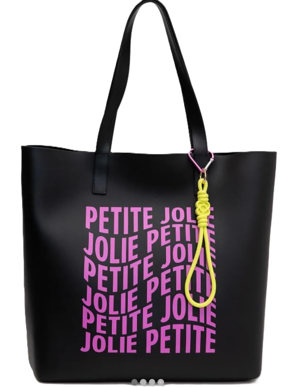 Bolsa Shopper Petite jolie Amalfi Preta PJ11341 Ombro - Nova