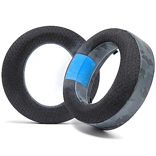 WC Freeze Pulse 3D - Cooling Gel Earpads Compatible with Sony PS5 Pulse 3D, Made by Wicked Cushions, Black Camo