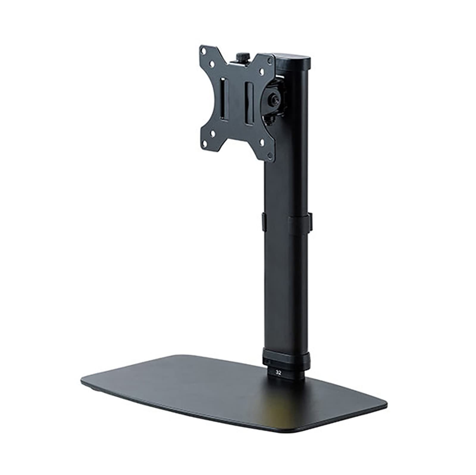 Support TV bras réglable en hauteur avec gestion des câbles pour écran LED 17-27 pouces