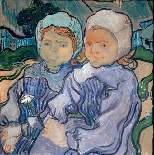 Lienzo Van Gogh Due bambine giugno cuadro para paredes vacías y habitaciones sin luminosidad