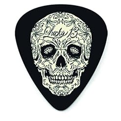 Dunlop L14R10 – Lucky 13 Series III, sachet de 36 médiators 14 DeadWood, black, 1.00 mm - Les Beatles, Paul McCartney, John Lennon, RIngo Starr, George Harrison