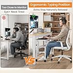 Snughome Mobile Keyboard Tray with Mouse Pad, Height Adjustment 23"-31", Keyboard Standing Desk, Rolling Under-Desk Extender with Lockable Casters, Desk Accessories for Home Office