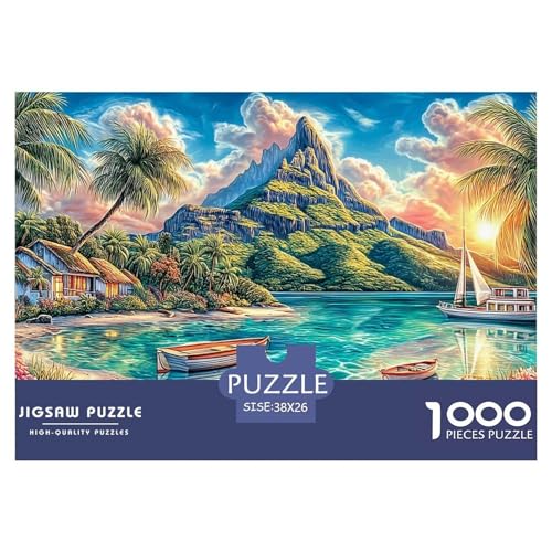 Rompecabezas Islas Fiyi 1000 Piezas Puzzle - Juego Didáctico para Adultos Y Niños, 38x26cm/1000pcs