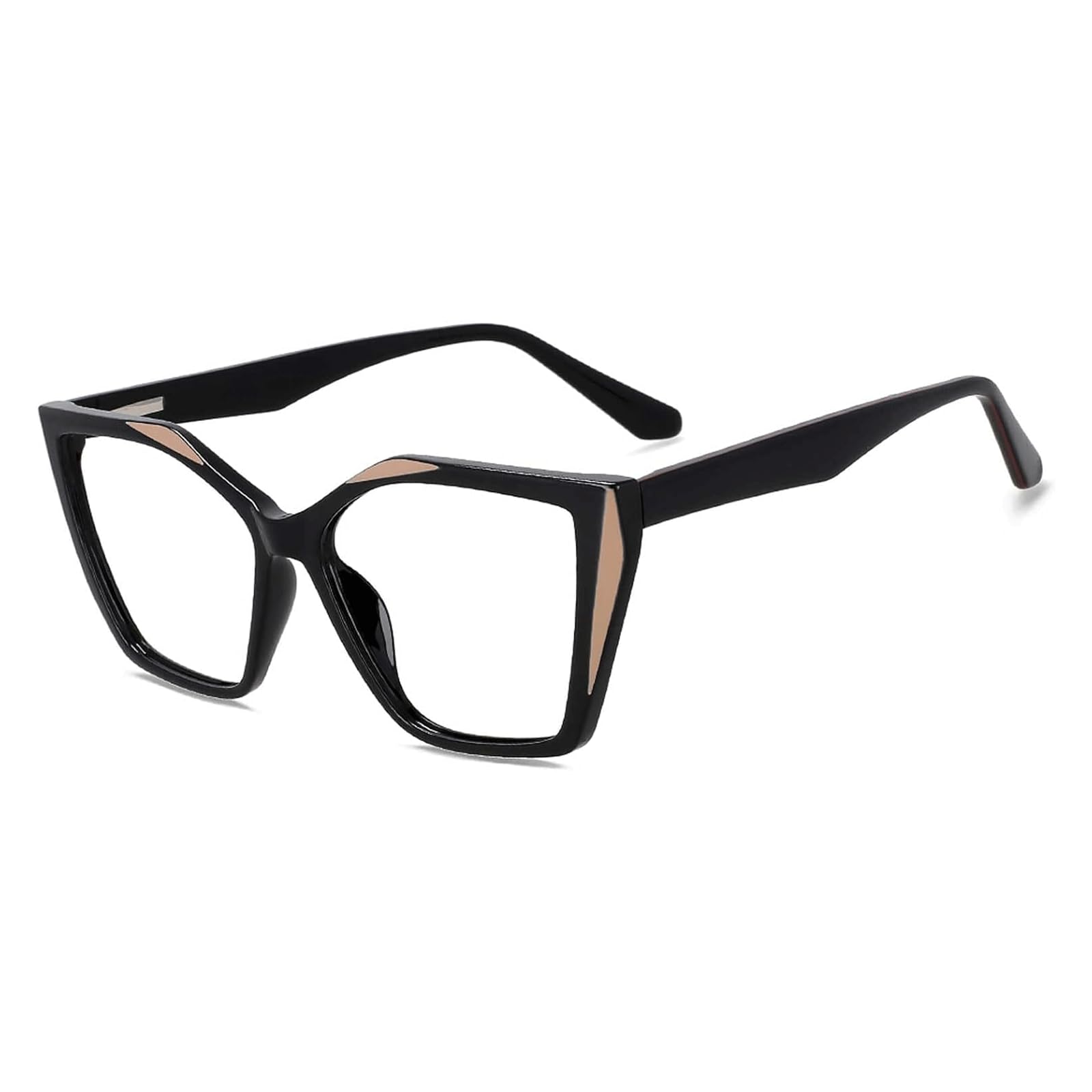PZEOB protective eyewear Ultra-light Eyewear Frames Anti-blue Light Eyeglass Frames with Clear Lenses Glasses Frames Perfect Decoration Eyeglasses perfect match