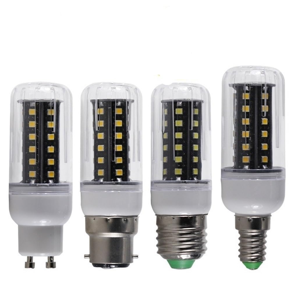Lampadine per la casa, Confezione da 4, Lampadina a LED a Mais E27/E14/B22/GU10 AC110V 5W, Illuminazione per la casa con Candela