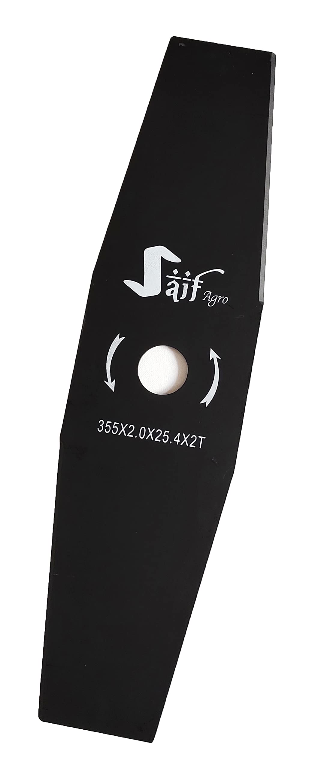 Saif Agro 14 Inch Heavy-Duty Black Blade | 2-Teeth Grass Cutter Blade | Brush and Weed Cutter | Universal Fit with 25.4mm Bore | 2 mm Thickness | Made with German Hi-Carbon Steel (B0B7QNYWPV) Amazon Price History, Amazon Price Tracker