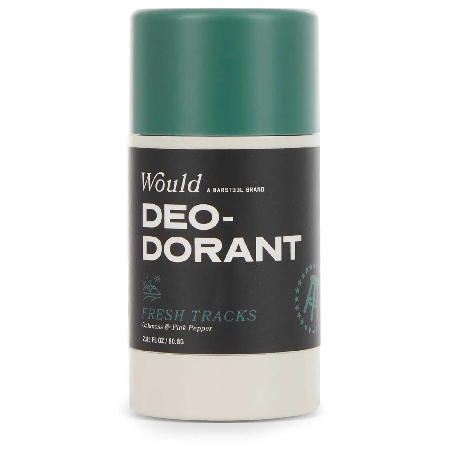 Would Aluminum Free Deodorant For Men - 2.85 Fl Oz Natural Deodorant For Men - Odor Protection, Natural Extracts, Essential Oils, Oakmoss & Pink Pepper, 1 Pack