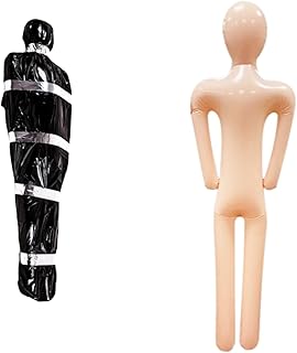 KOBOKO Halloween Inflatable Mannequin Balllons, Halloween Decoration Inflatable Corpses Halloween Prop, Balloons Halloween Inflatable Outdoor Horror Decoration for Corpses in DIY Waterproof