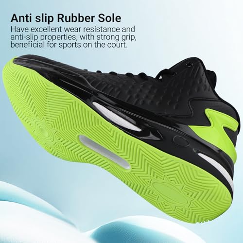 Image of Beita High Upper Basketball Shoes for Men Sneakers Breathable Sports Shoes Anti Slip
