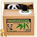 HmiL-U Piggy Bank Automatic Stealing Coins Cents Penny Christmas/Birthday Gift for Kids (Panda)