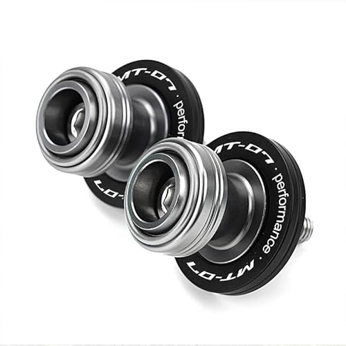 スプール スライダー アクセサリ For MT03 MT07 MT09 MT10 FZ07 FZ09 6mm スイングアームスプール スタンド スクリュースライダー(グレー,For mt09)