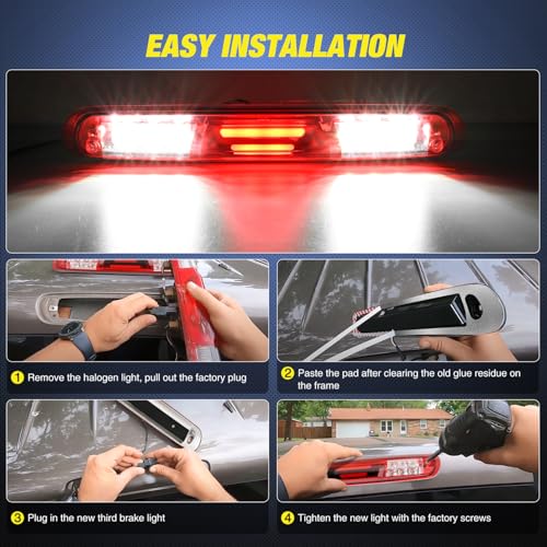 Image of Nilight Third Brake Light for Chevy GMC 1500 2500 3500HD 2007-2013