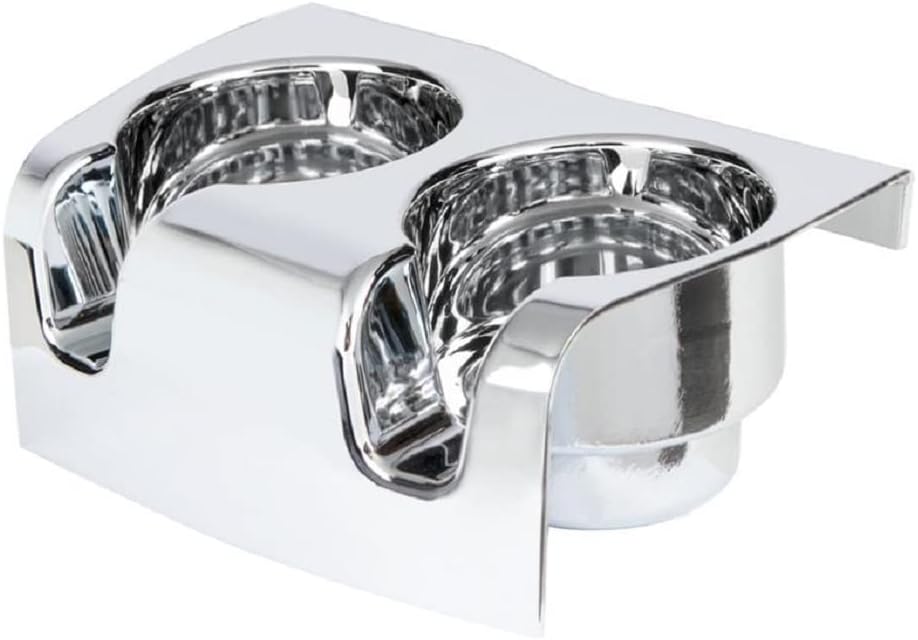 C2W Chrome Plastic Cup Holder for 2006+ Kenworth W900 T800