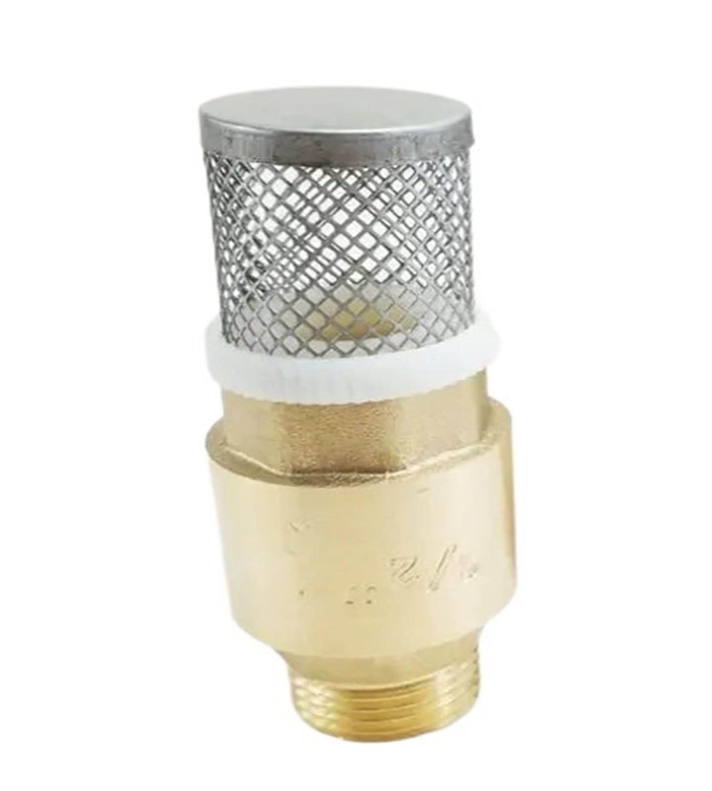 Válvula de retención de malla de cobre Entrada de agua con válvula pie cobre filtro, bomba retención, 4 minutos, 6, enchufe macho 1 pulgada, boca pagoda(1)
