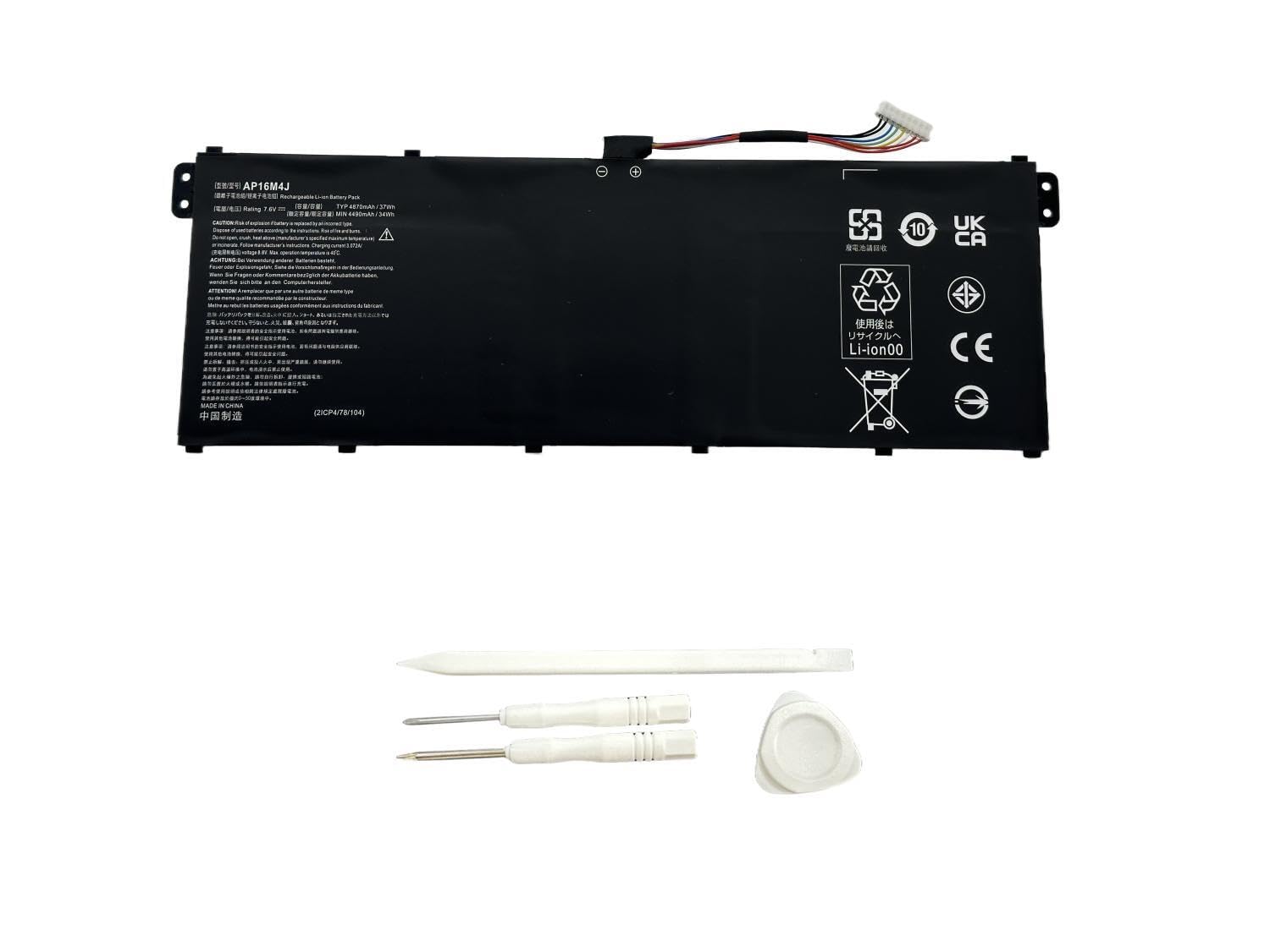 AP16M4J Laptop Battery Compatible with Acer Aspire 3 A314-33 A315-21 A315-41 A315-42 A315-54 A317-33 A314-22 Series A317-33-P77P A317-33-P7MK A317-33-P7XT A317-33-P0KU A317-33-P059