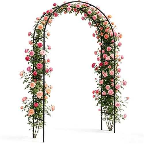 Trellume Garden Arch Trellis for Climbing Plants Outdoor - Height: